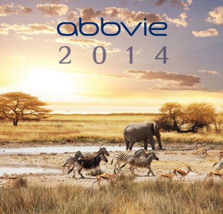 13 листен календар ABBVIE